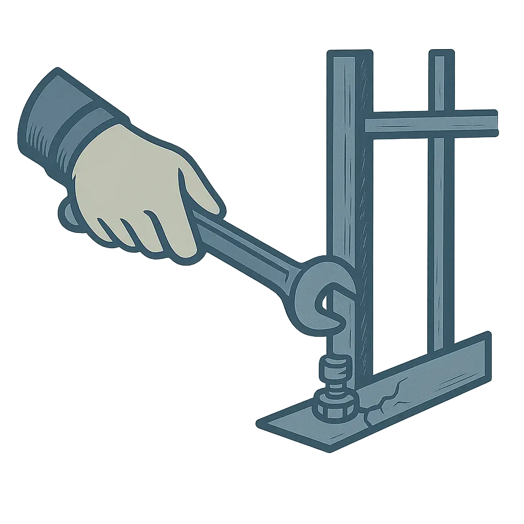 Javítás, karbantartás illusztráció